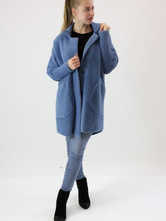 Brak Women's Midi Coat Blue