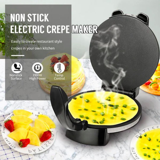 Sokany Κρεπιέρα 25cm Inox 1500W