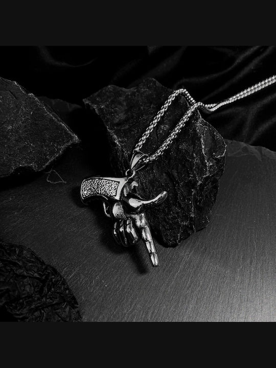 Hand Revolver Κολιέ