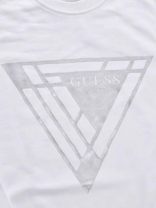 Guess Men's Sweatshirt Jacket White