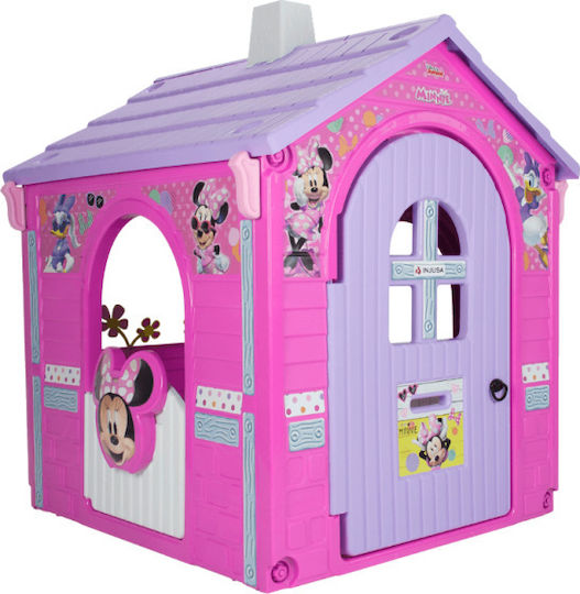 Injusa Kids Playhouse Country House Minnie Fuchsia 97.5x109x121.5cm