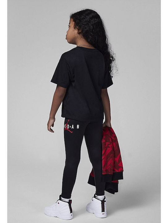 Kids' Set with Leggings Summer 2pcs Black