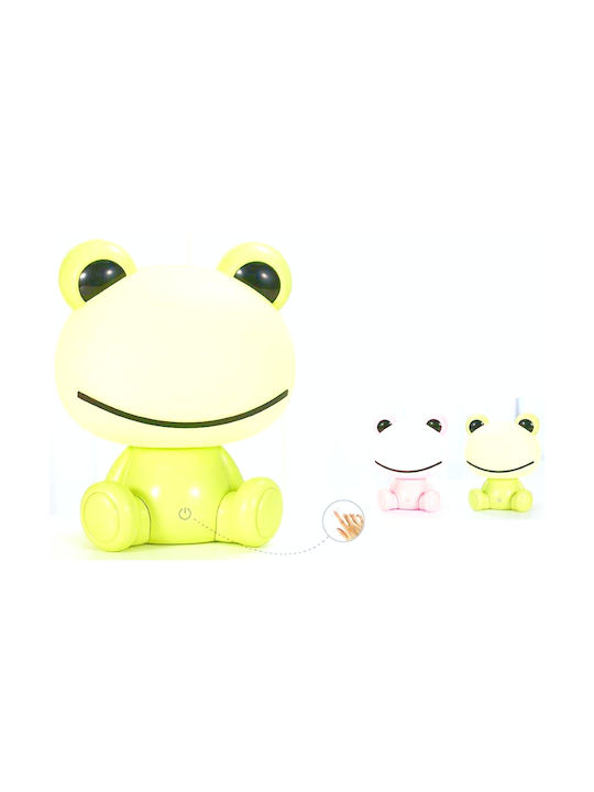 Decobebe Lumini LED Lampă decorativă pentru copii Atingere Frogy Verde 19.5x16.5cm