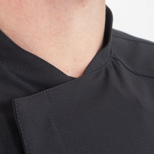 Giblor's Coat Chef Black with Long Sleeve