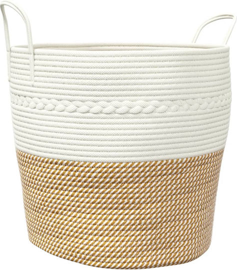 vidaXL Καλάθι Αποθήκευσης Υφασμάτινο Καφέ 43x43x38cm