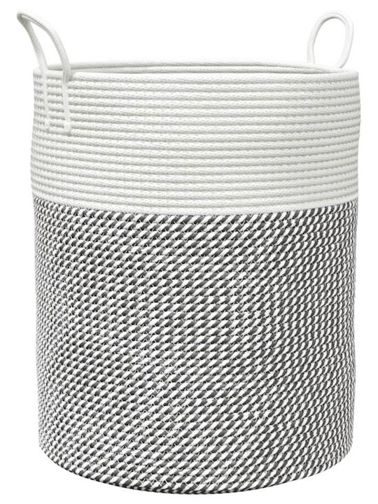 vidaXL Aufbewahrungskorb Stoff Gray 38x38x46cm 1Stück