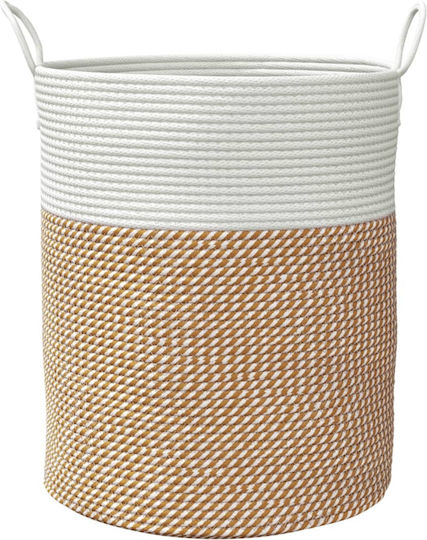 vidaXL Καλάθι Αποθήκευσης Υφασμάτινο Καφέ 38x38x46cm