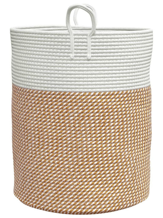 vidaXL Storage Basket Fabric Brown 38x38x46cm 1pcs