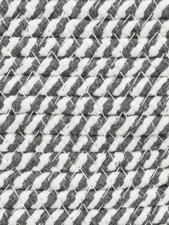 vidaXL Storage Basket Fabric Gray 38x38x46cm 1pcs