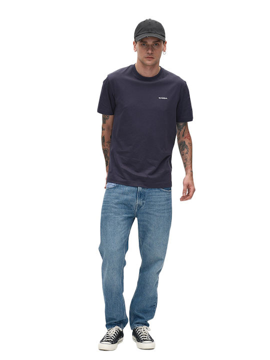 Ανδρικό Παντελόνι Τζιν Loose Straight Fit Μπλε