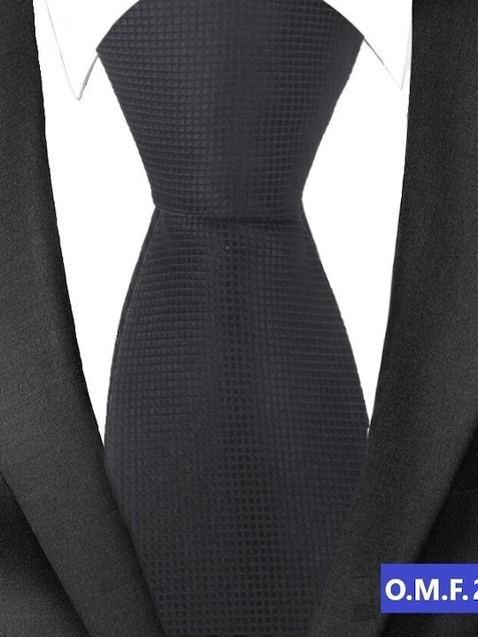 Men's Tie Printed in Black Color