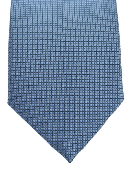 Pierre Cardin Men's Tie Silk Monochrome in Blue Color