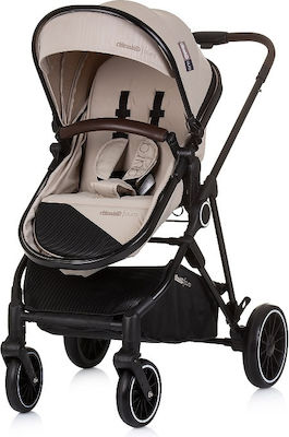 Chipolino AURA Verstellbar 2 in 1 Baby Kinderwagen Geeignet für Neugeborene Macadamia