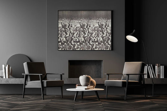 Horizontal Pattern Nude Heads Painting Fabric 150x100cm