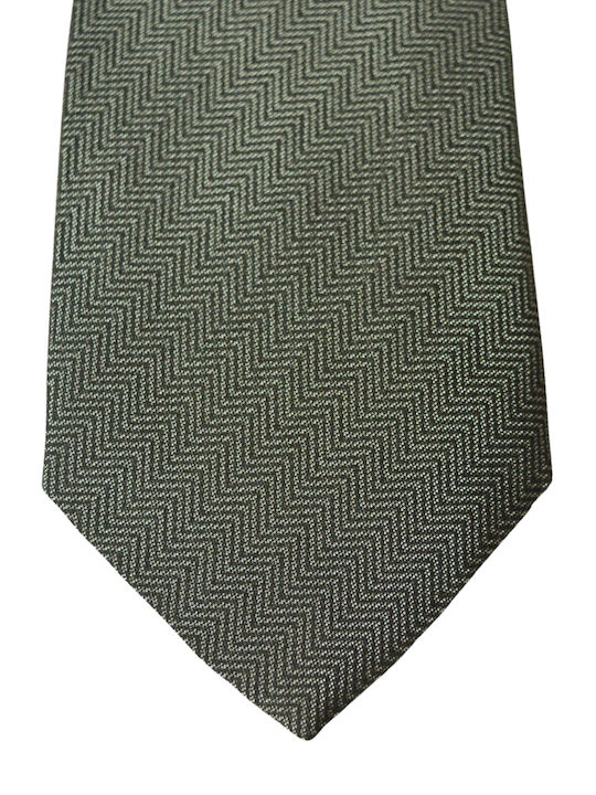 E-Ties Men's Tie Silk Printed in Gray Color
