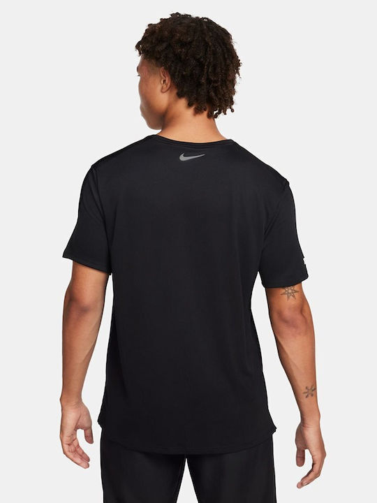 Nike Uv Miler Flash T-shirt Μαύρο