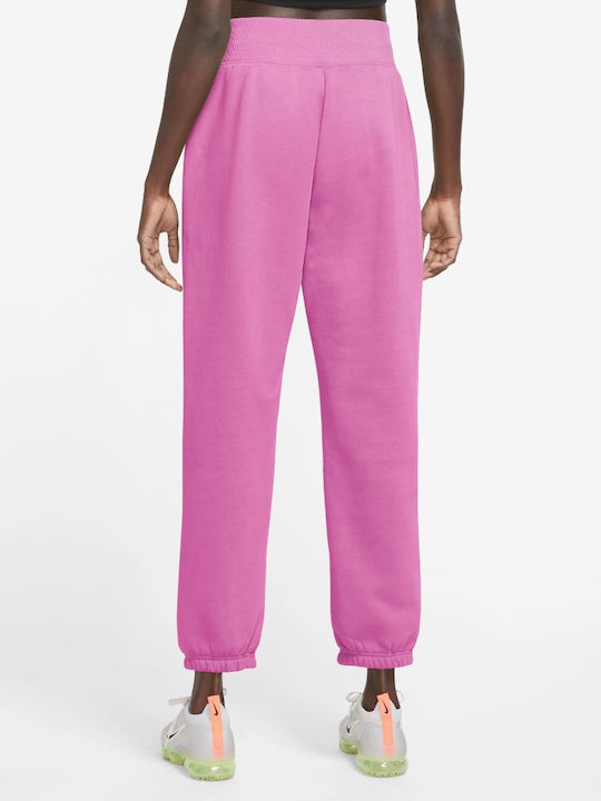 Nike Women's Jogger Sweatpants Pink Fleece