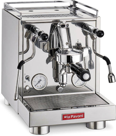 La Pavoni Μηχανή Espresso 1400W Πίεσης 20bar Ασημί LPSCVS01EU