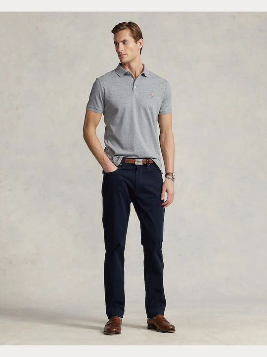 Polo Short Sleeve Blouse Steel Heather