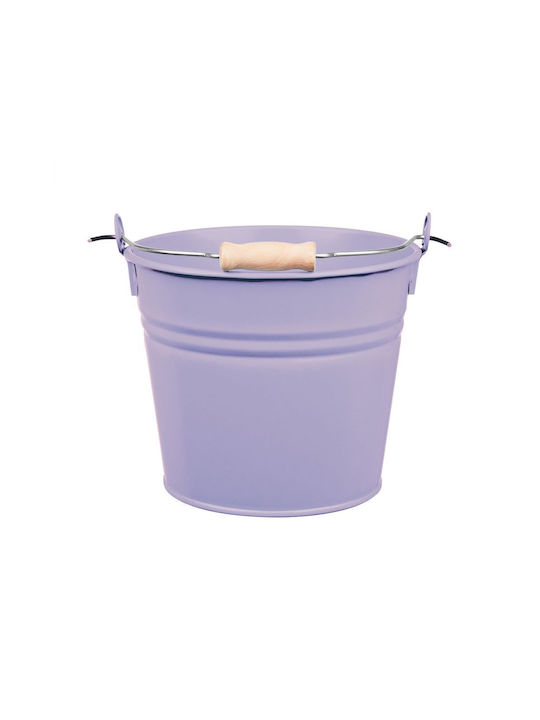 Butlers Übertopf Metall Lila 16x16εκ.
