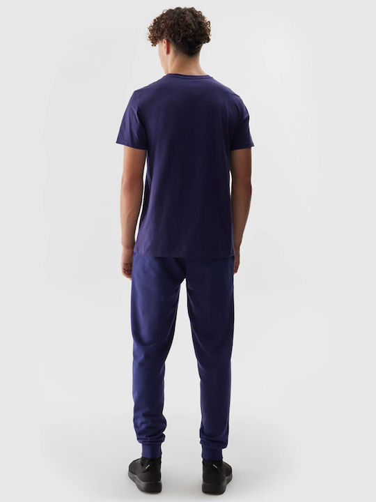 4F Herren-Sweatpants Blau