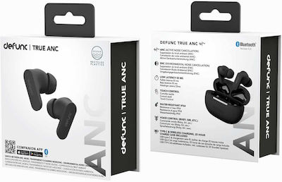 Defunc True ANC In-ear Bluetooth Handsfree Earphones with Sweat Resistance and Charging Case Blacα