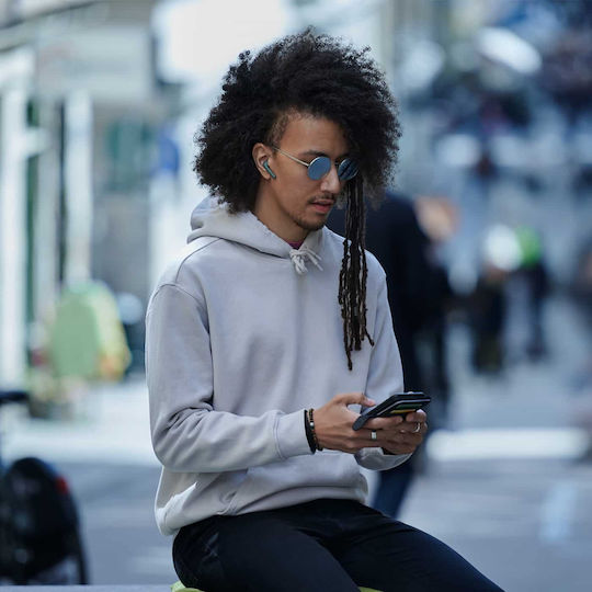 Defunc True Lite Earbud Bluetooth Handsfree Ακουστικά με Αντοχή στον Ιδρώτα και Θήκη Φόρτισης Ροζ
