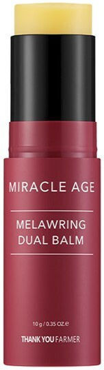 Thank You Farmer Miracle Age Melawring Dual Balm Balm Προσώπου για Ενυδάτωση, Αντιγήρανση & Πανάδες με Προβιοτικά 10gr