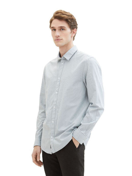 Long-sleeved Shirt Striped Mint