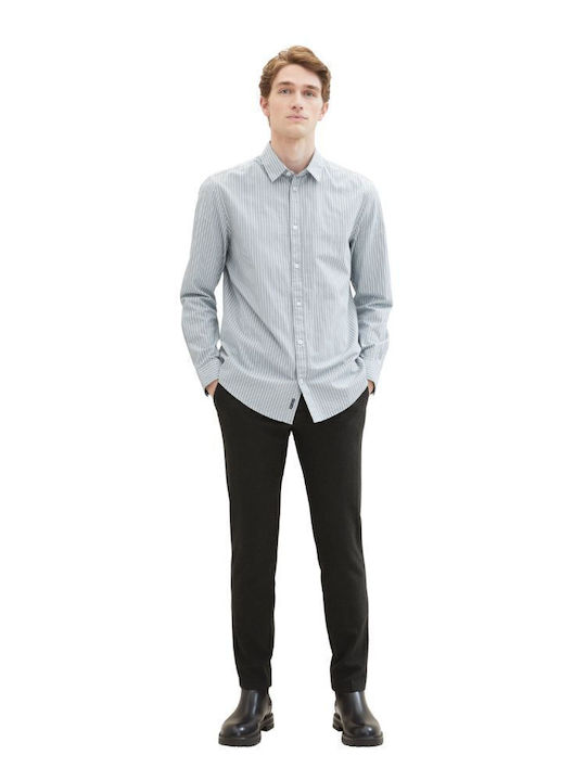 Long-sleeved Shirt Striped Mint