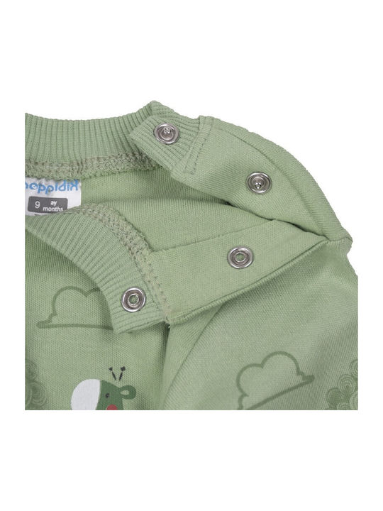 Papillon Kids Kinder Schlafanzug Winterlich Khaki