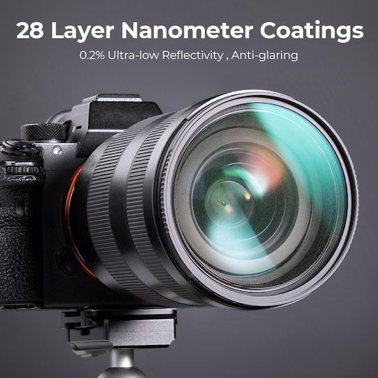 K&F Concept Nano-x 1/8 Filter Clear 95mm for Camera Lenses