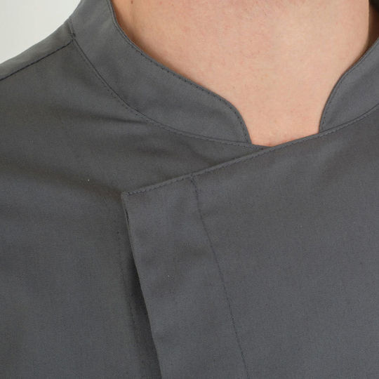 Giblor's Mantel Koch 100% Baumwolle Gray mit Langärmelig