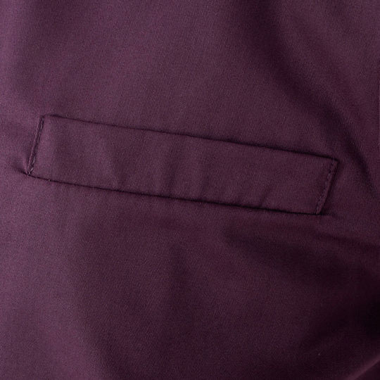 Giblor's Coat Chef 100% Cotton made Female Purple with Long Sleeve
