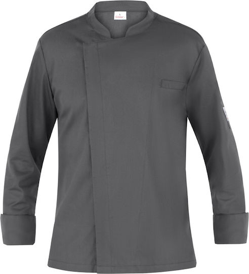Giblor's Mantel Koch 100% Baumwolle Gray mit Langärmelig