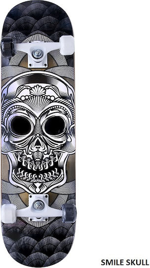 Athlopaidia Soldier Skull 8" Complete Shortboard Yellow