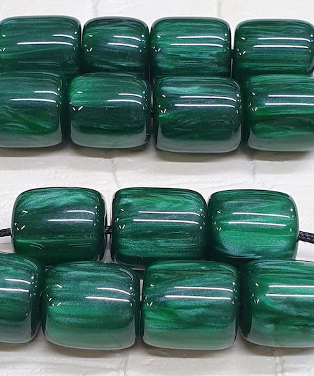 Roloi Komboloi Resin Worry Beads Green 32cm