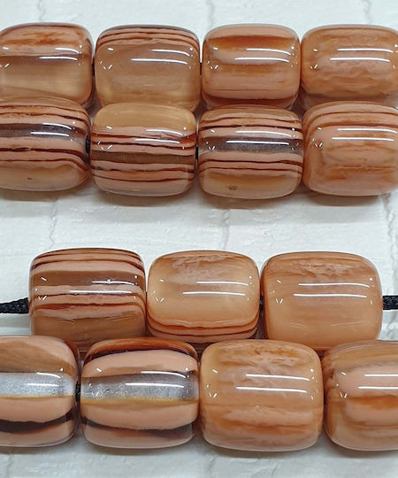 Roloi Komboloi Resin Worry Beads Brown 32cm