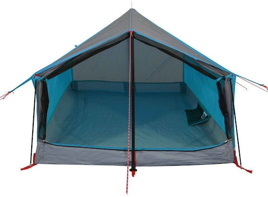 vidaXL Summer Camping Tent Blue for 2 People 96x122x96cm