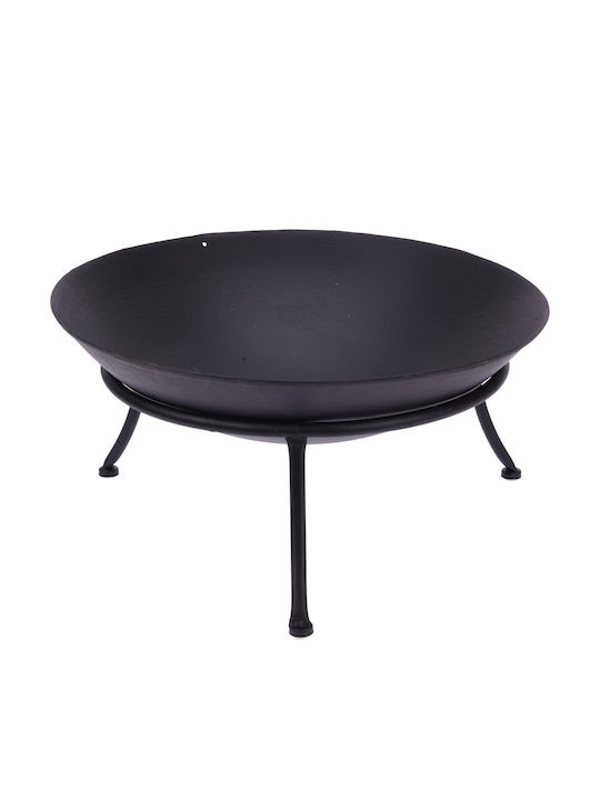 Ambiance Focar În aer liber din metal Negru 40x40x16.5cm