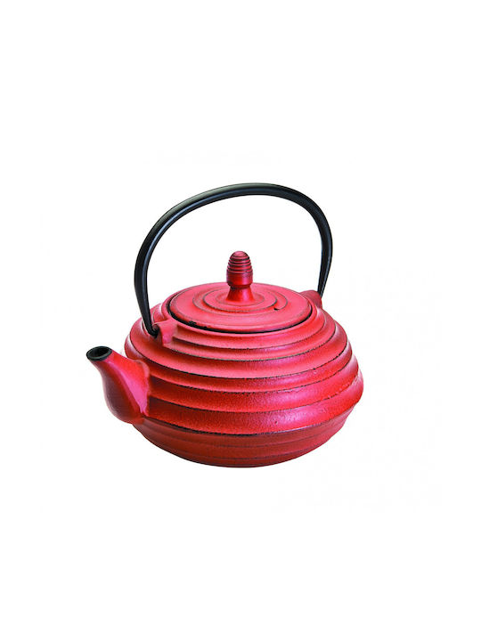 Ibili Kettle Cast Iron Red 700ml