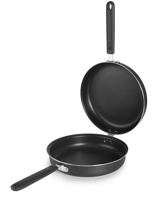 Ibili Fusion Dublu Aparat De Făcut Omlete Din Aluminiu Cu Acoperire Antiaderentă 19cm
