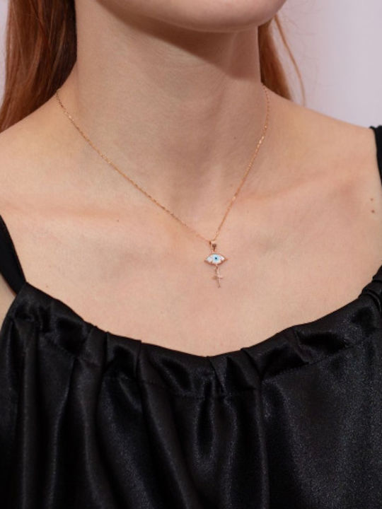 Skaras Jewels Charm από Ροζ Χρυσό 14Κ