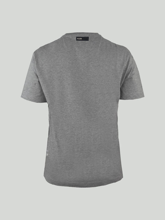 Philipp Plein Herren Kurzarmshirt Gray