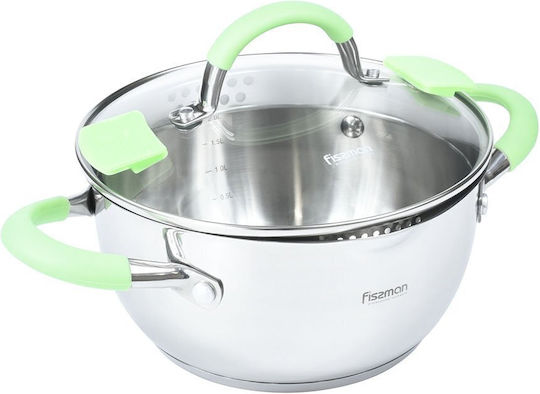 Fissman Charlotte Tiefes Rostfreier Stahl Kochtopf 2,5l / 20cm