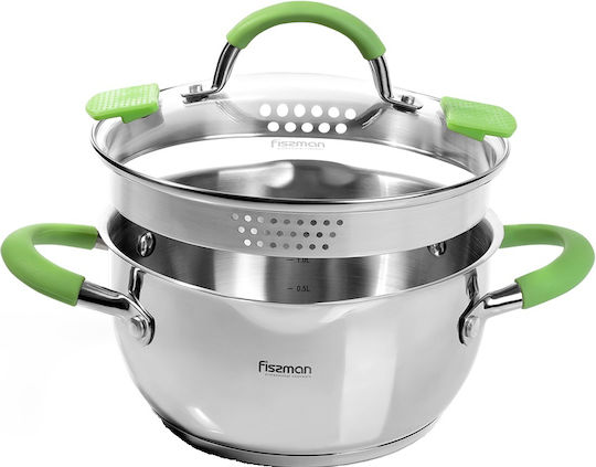 Fissman Charlotte Tiefes Rostfreier Stahl Kochtopf 2,5l / 20cm