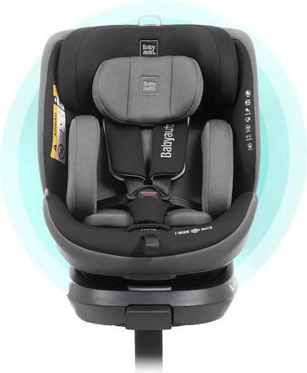 Babyauto Core Детско Столче за Кола i-Размер с Isofix Anthracite Melange 0-36 кг