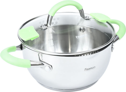 Fissman Charlotte Oală Adâncă Din Oțel Inoxidabil 2lt 18cm