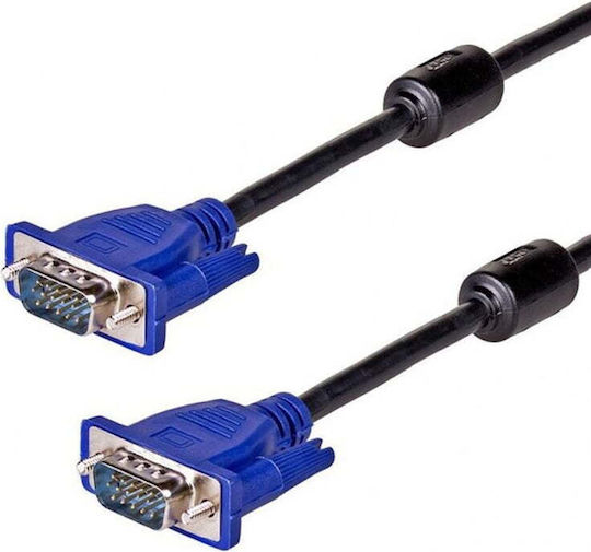 VGA male to VGA male Black 1.5m Cable (20791)