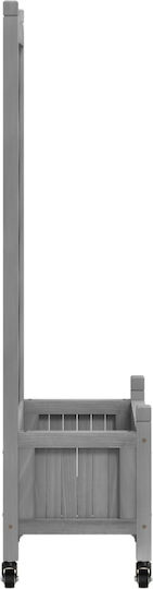 vidaXL Pot Wooden Grey 55x55cm.